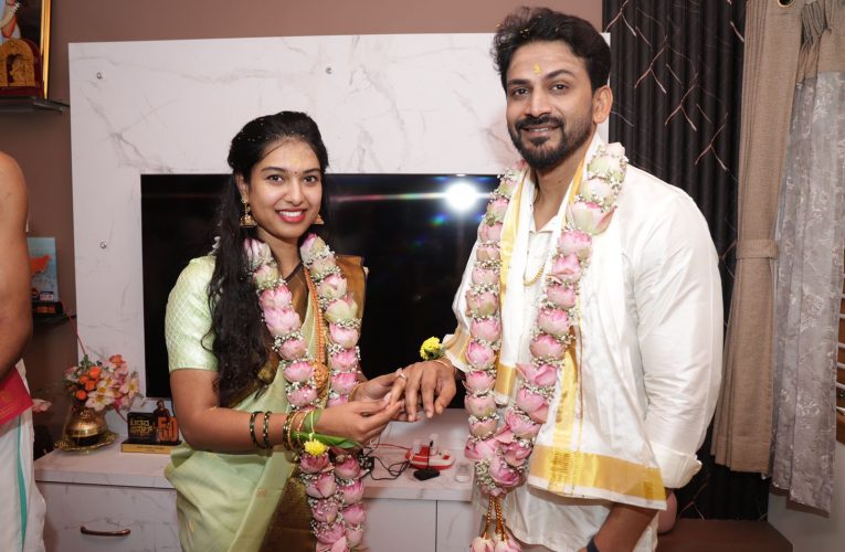 Dolly Dhananjaya engagement. ನಟ ಡಾಲಿ ಮನೆಯಲ್ಲಿ  ನಿಶ್ಚಿತಾರ್ಥ ಸಮಾರಂಭ.